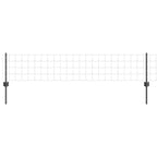 Recinzione in Rete Saldata 10 x 0,4 m Acciaio Rivestito PVC Grigio