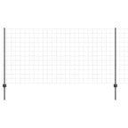 Recinzione in Rete Saldata Acciaio PVC 10 x 1,2 m Grigio