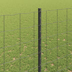 Recinzione in Rete Saldata Acciaio PVC 10 x 1,5 m Grigio