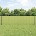 Recinzione in Rete Saldata 25 x 0,6 m Acciaio PVC Grigio