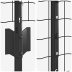 Recinzione in Rete Saldata 25 x 1 m - Acciaio Rivestito PVC Grigio