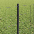 Recinzione in Rete Saldata 25 x 0,8 m - Acciaio Rivestito PVC Grigio