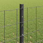 Recinzione in Rete Saldata 10 x 1,2 m - Acciaio Rivestito PVC Grigio