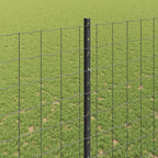 Recinzione in Rete Saldata Acciaio PVC Grigio 10 x 1,5 m