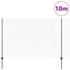 Recinzione in Rete Saldato Acciaio PVC 10 x 1,6 m - Grigio