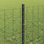 Recinzione in Rete Saldata 50 x 0,6 m - Acciaio Rivestito PVC Grigio
