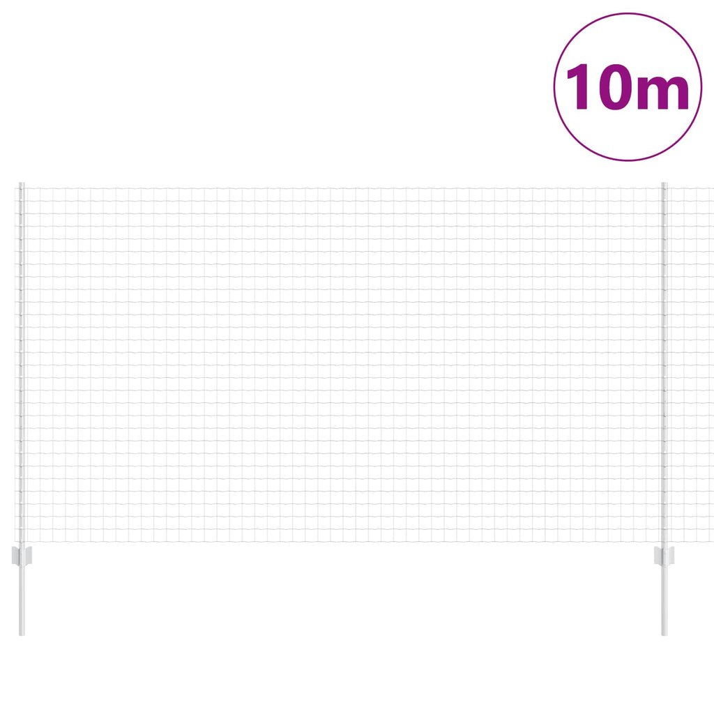 Recinzione in Rete Saldato Acciaio Zincato 10 x 1,4 m