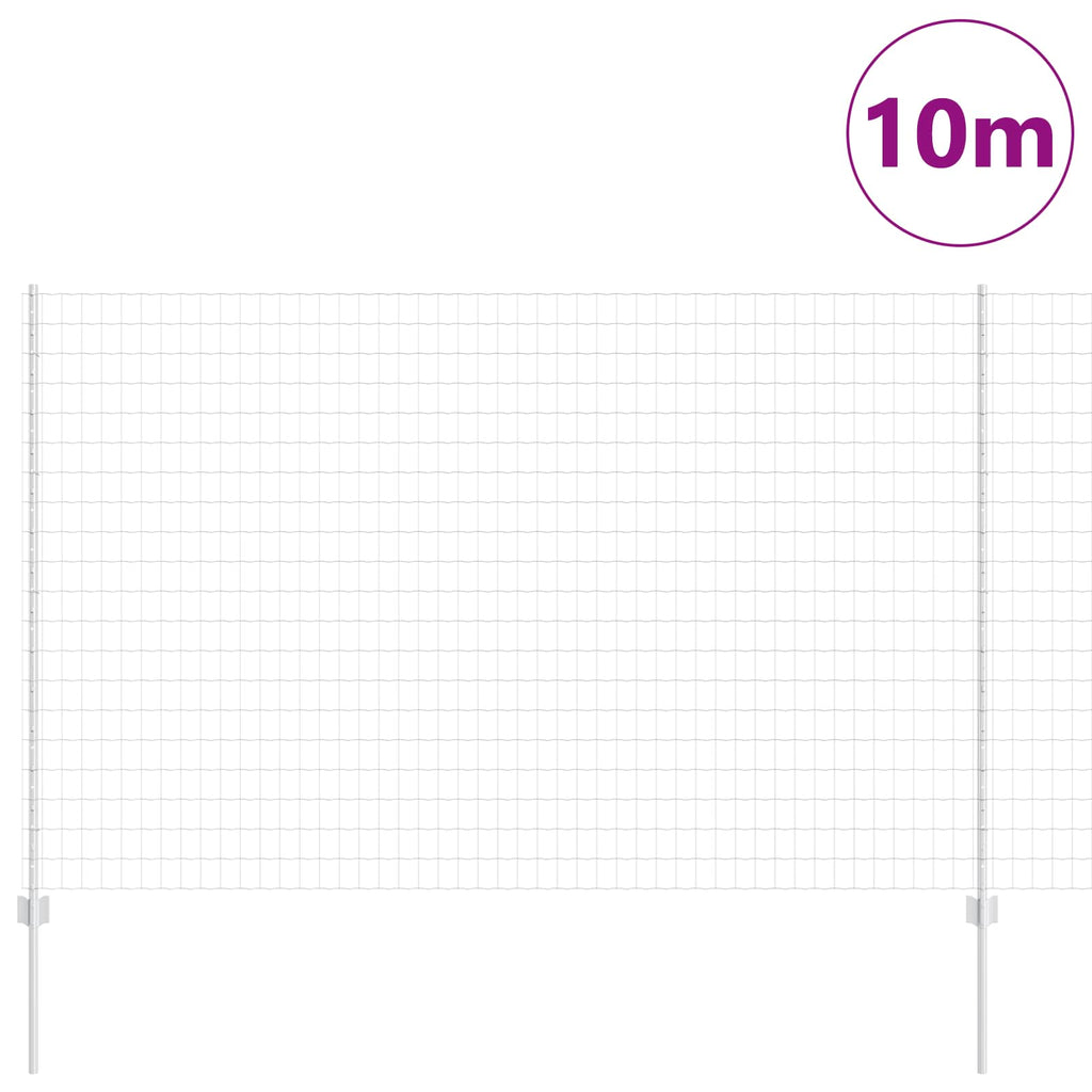 Recinzione in Rete Saldata Acciaio Zincato 10 x 1,5 m