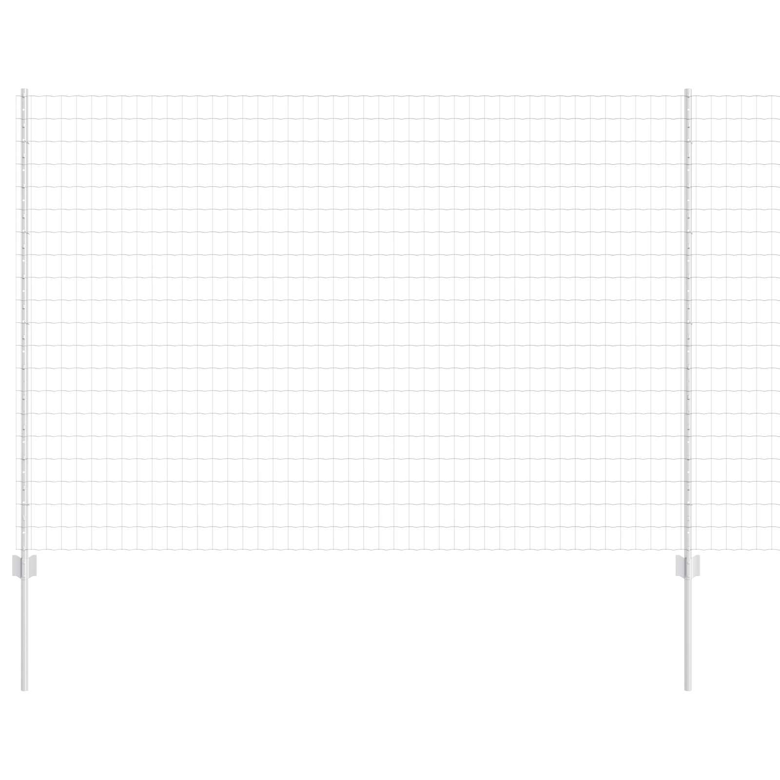 Recinzione in Rete Saldato Acciaio Zincato 10 x 1,6 m