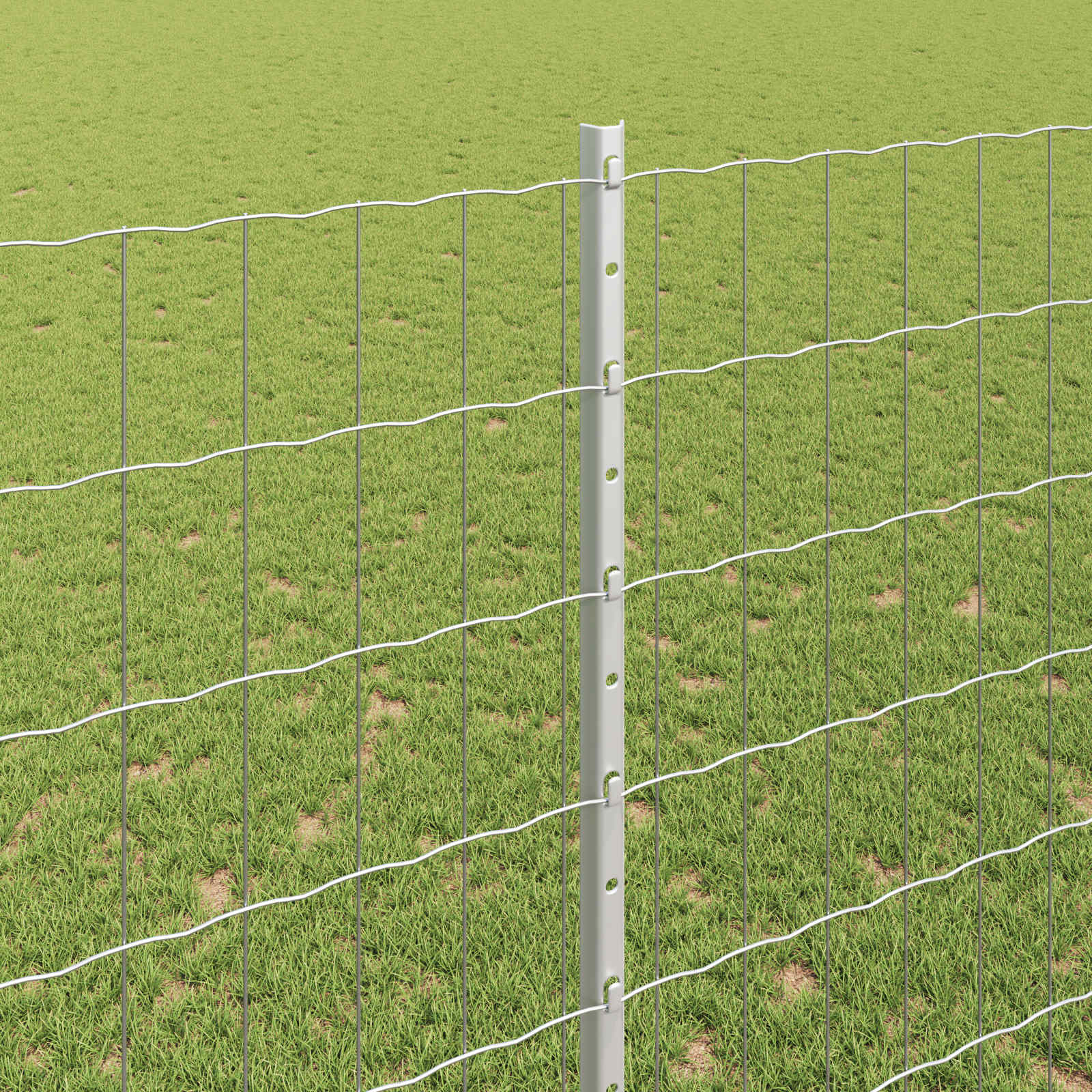 Recinzione in Rete Saldata 10 x 1,5 m - Acciaio Zincato