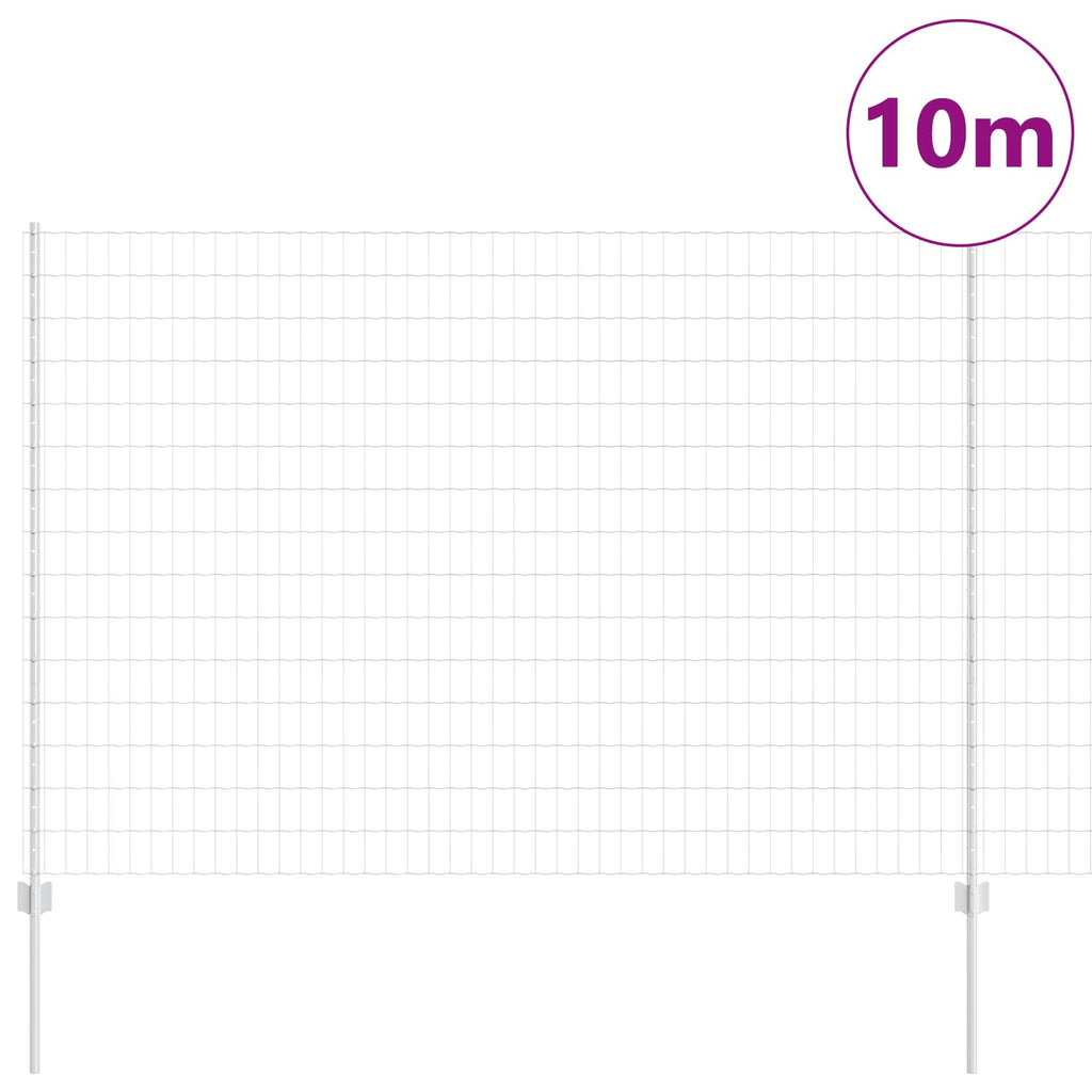 Recinzione in Rete Saldata 10 x 1,5 m - Acciaio Zincato
