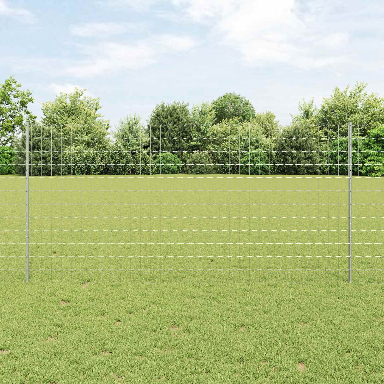 Recinzione in Rete Saldato Acciaio Zincato 10 x 1,2 m