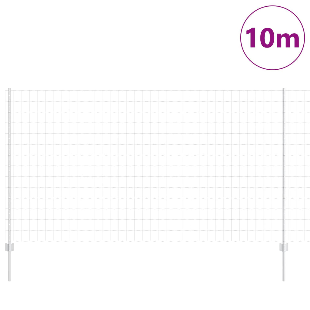 Recinzione in Rete Saldato 10 x 1,4 m Acciaio Zincato