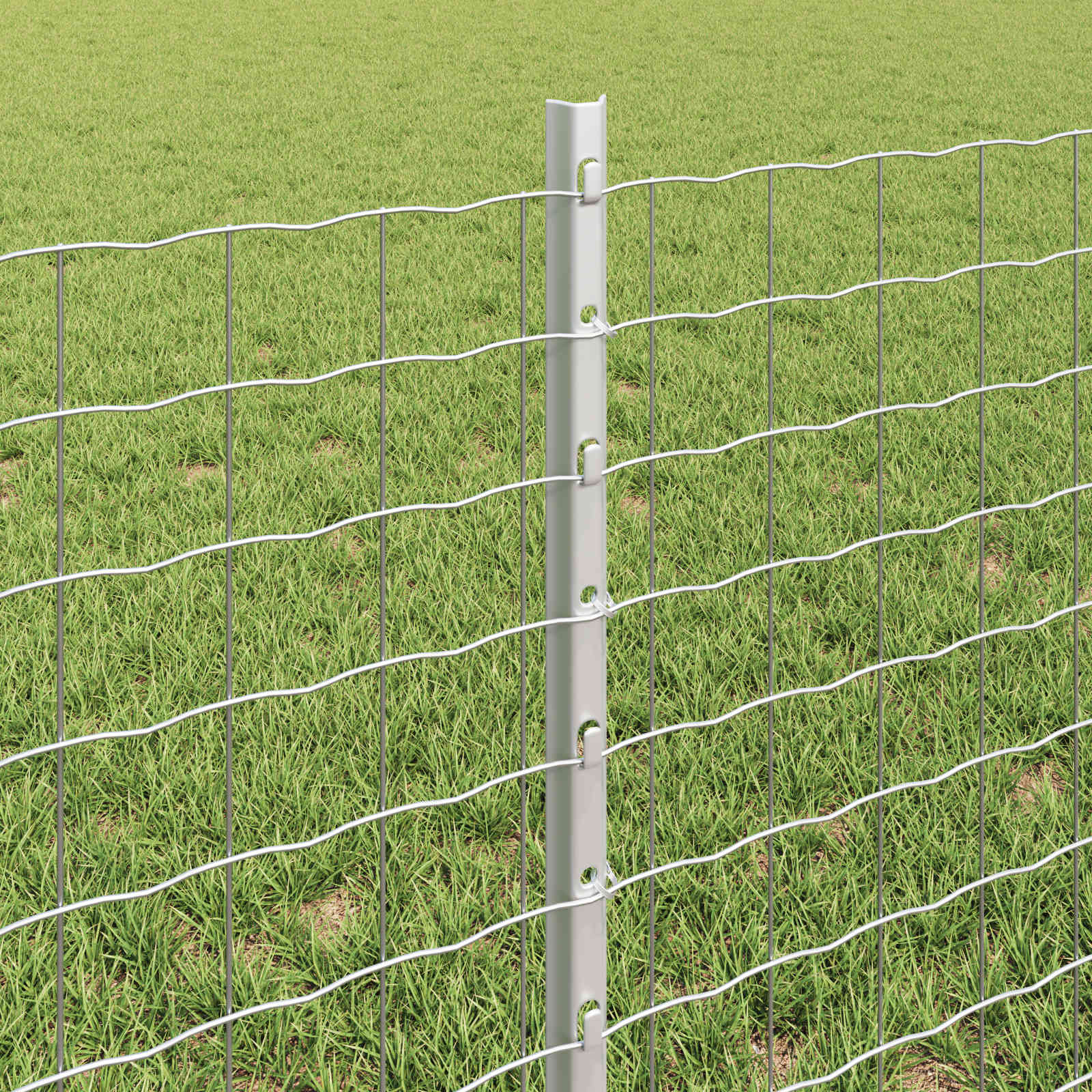 Recinzione in Rete Saldato Acciaio Zincato 25 x 0,6 m