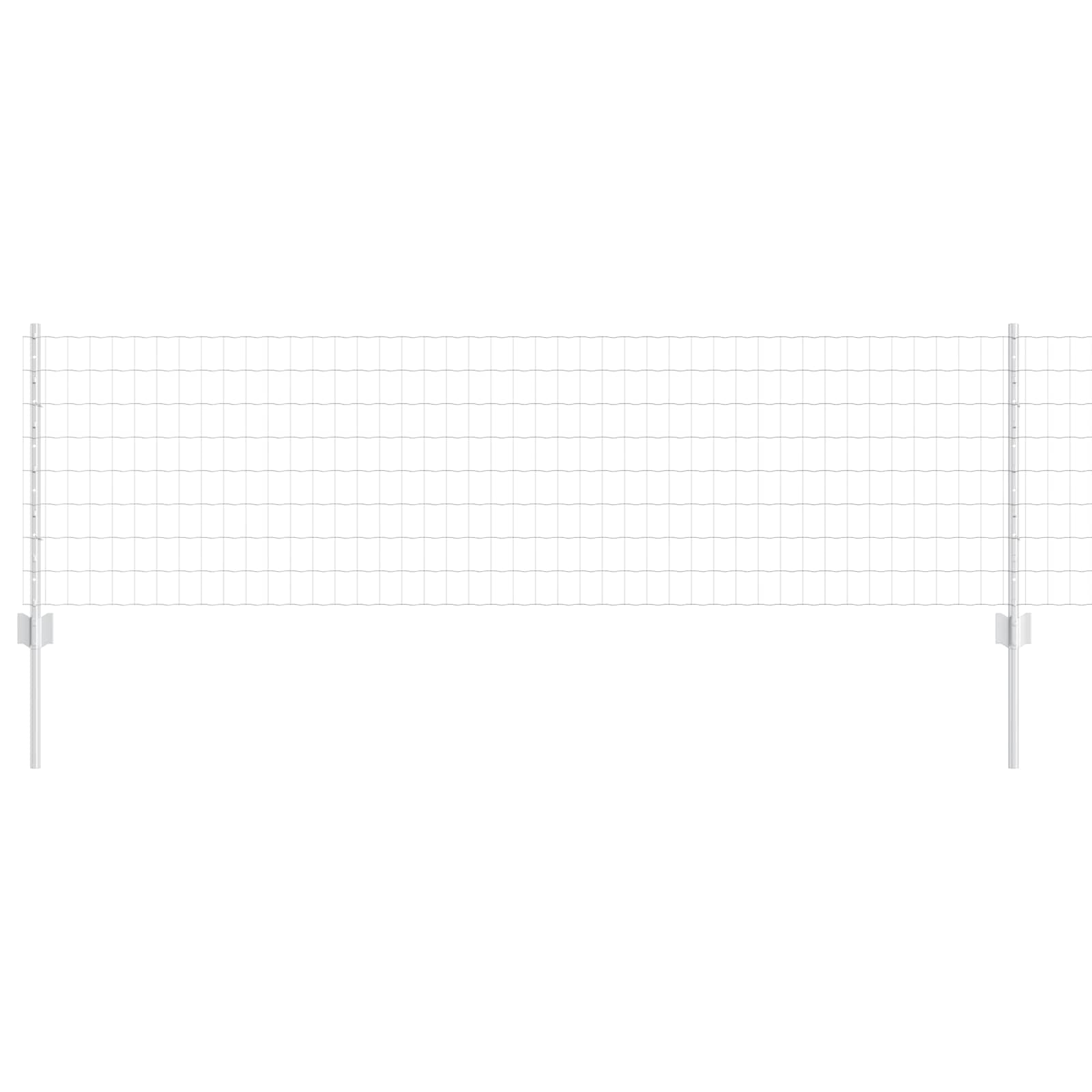 Recinzione in Rete Saldata Acciaio Zincato 25 x 0,6 m