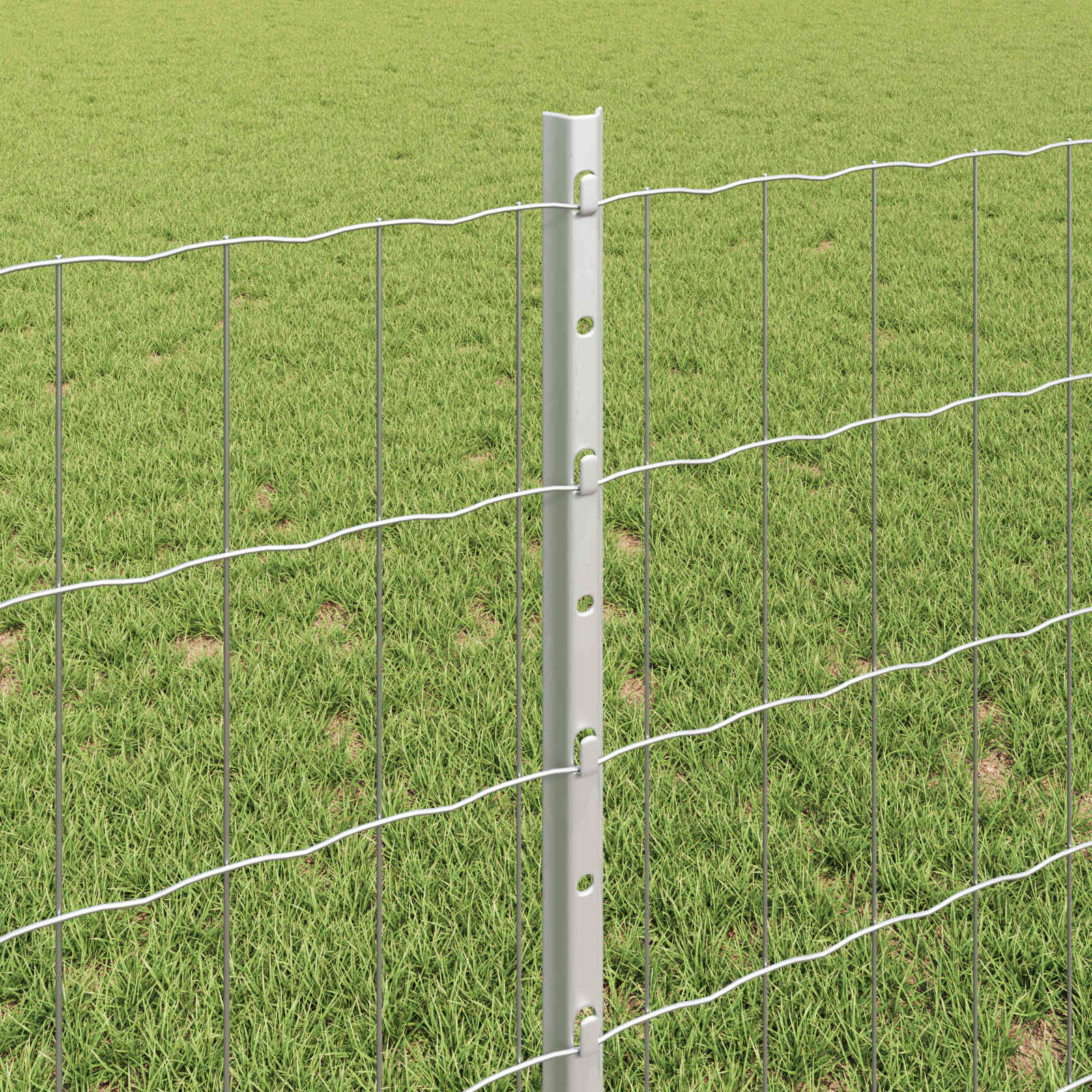 Recinzione in Rete Saldata 25 x 0,8 m - Acciaio Zincato