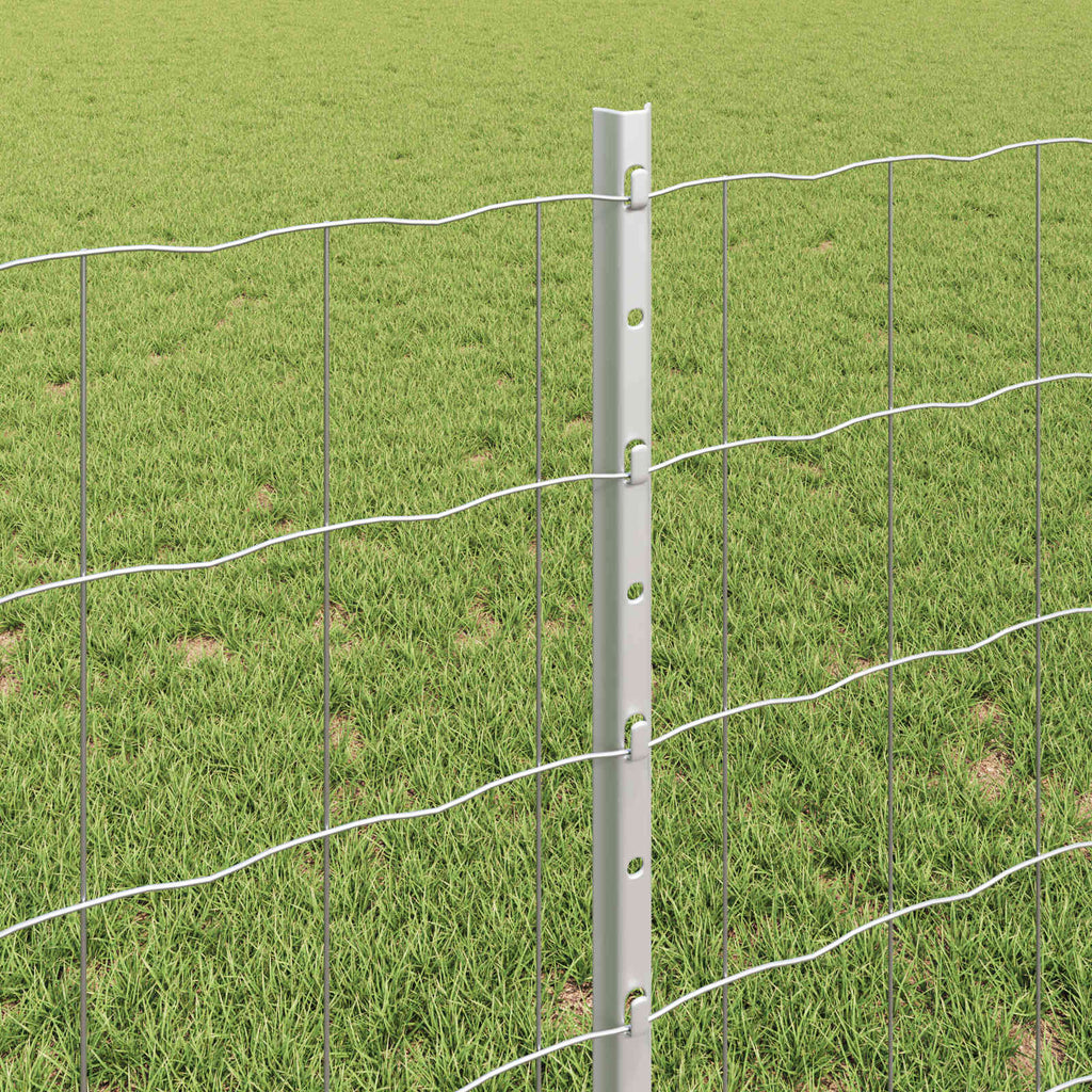 Recinzione in Rete Saldata Acciaio Zincato 25 x 0,8 m