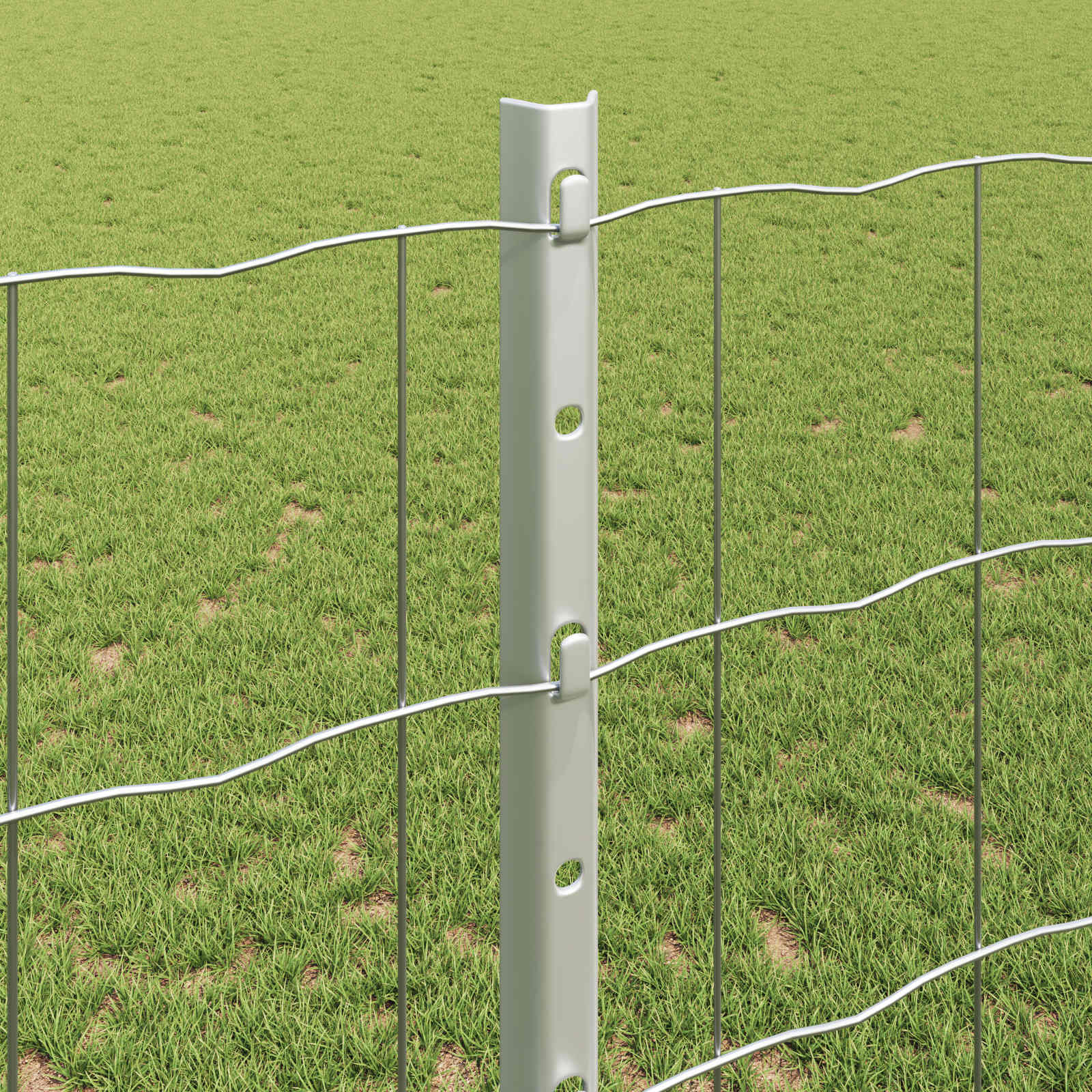 Recinzione in Rete Saldato Acciaio Zincato 25 x 1,2 m