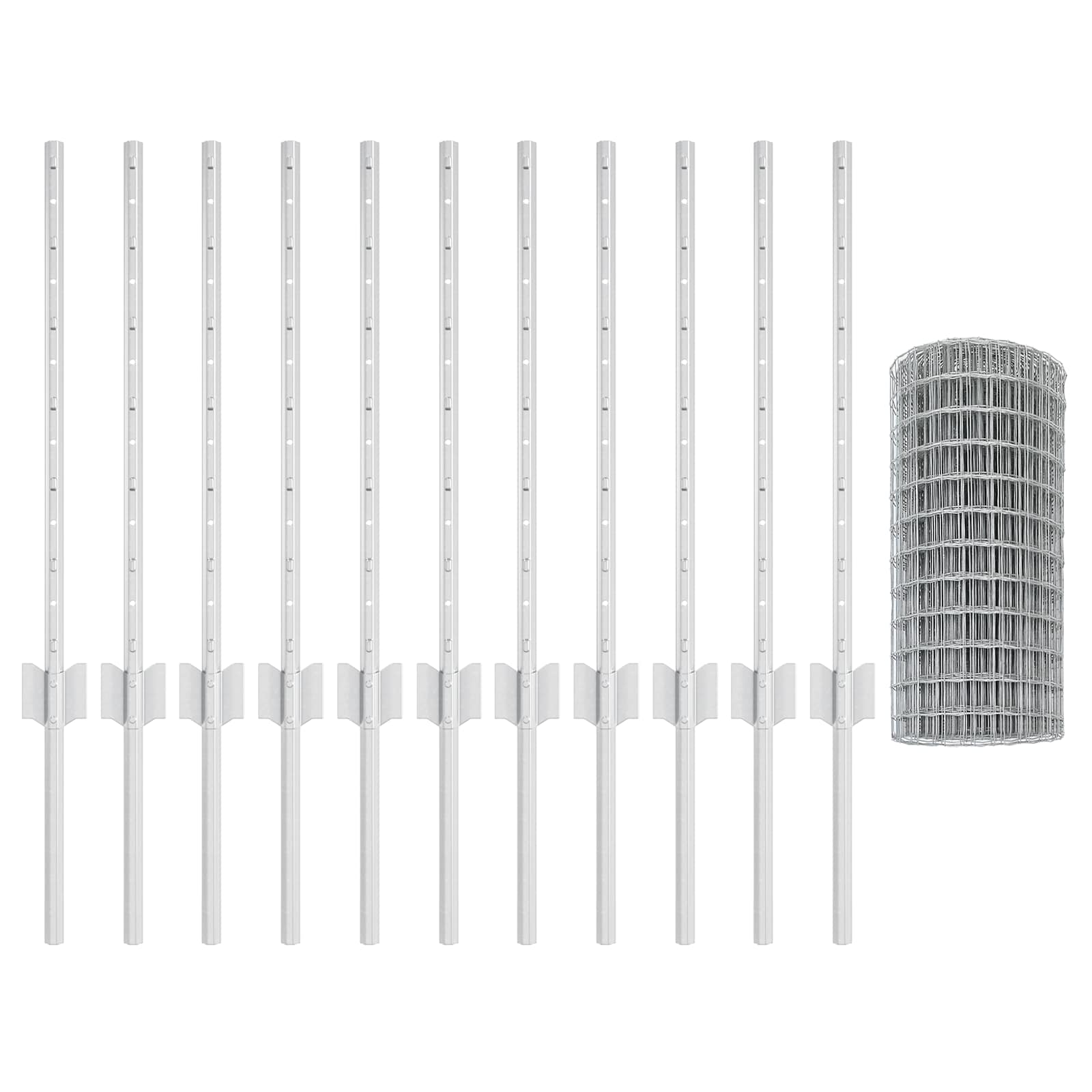 Recinzione in Rete Saldata Acciaio Zincato 25 x 0,6 m