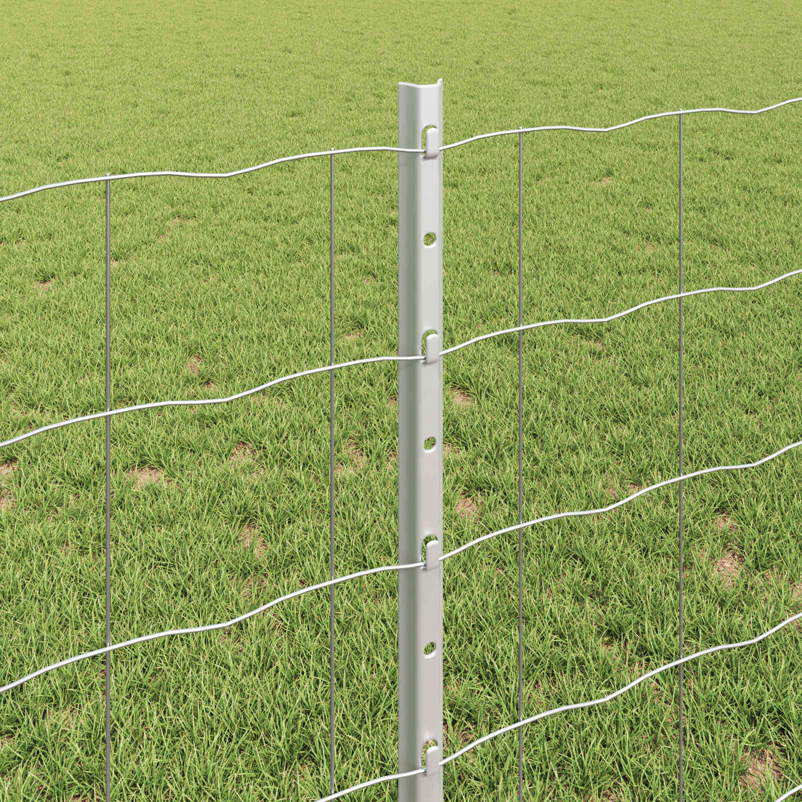 Recinzione in Rete Saldata 25 x 0,8 m Acciaio Zincato