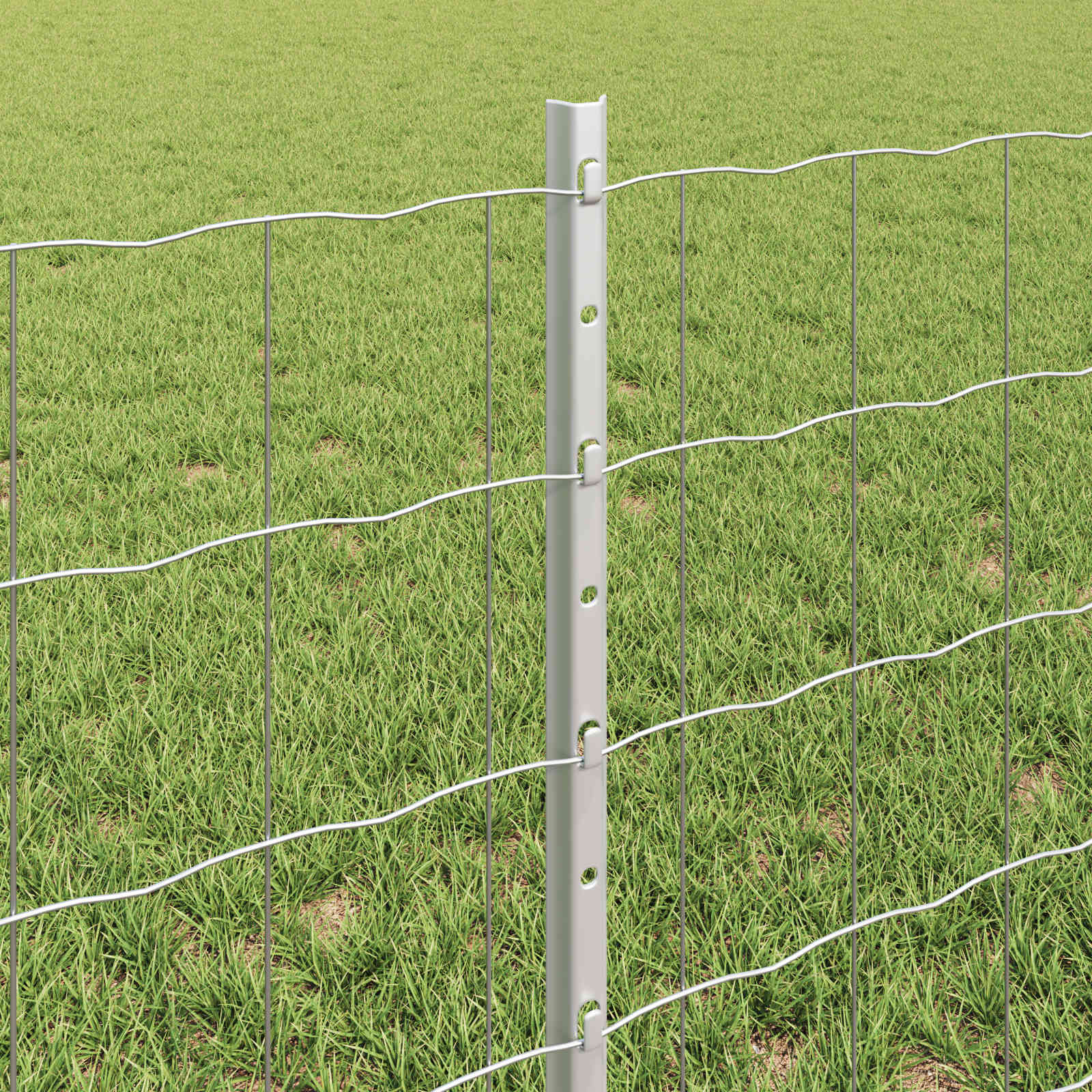 Recinzione in Rete Saldato Acciaio Zincato 50 x 0,6 m
