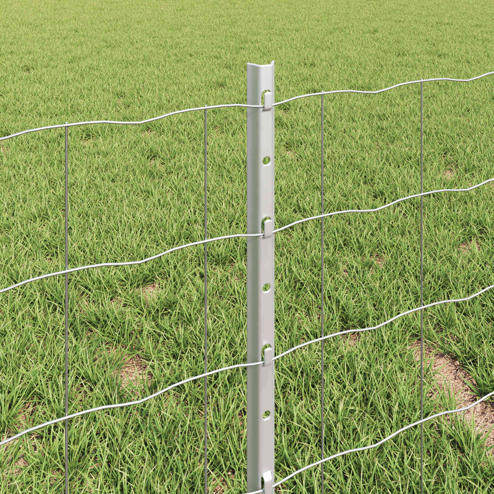 Recinzione in Rete Saldata Acciaio Zincato 50 x 0,4 m