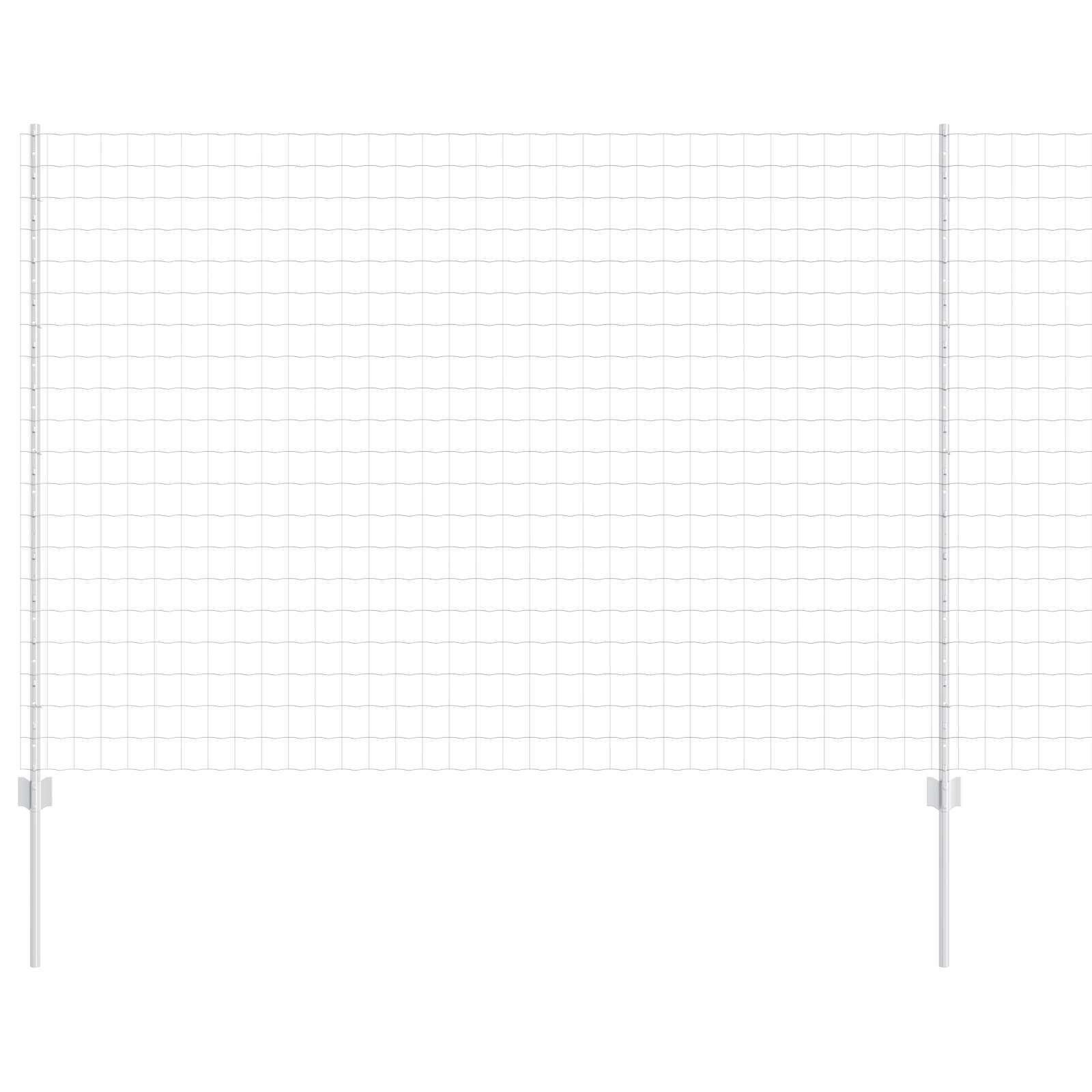 Recinzione in Rete Saldata Acciaio Zincato 10 x 1,5 m