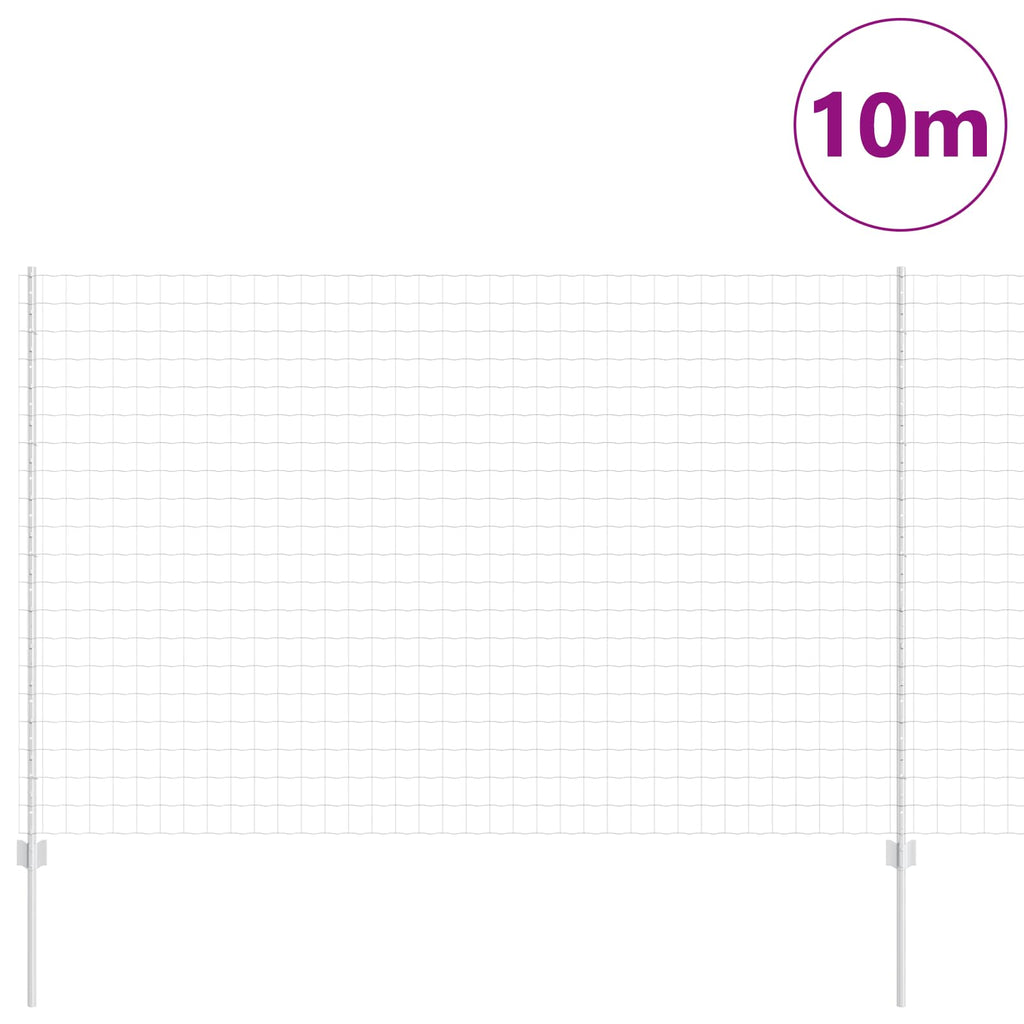 Recinzione in Rete Saldato Acciaio Zincato 10 x 1,6 m