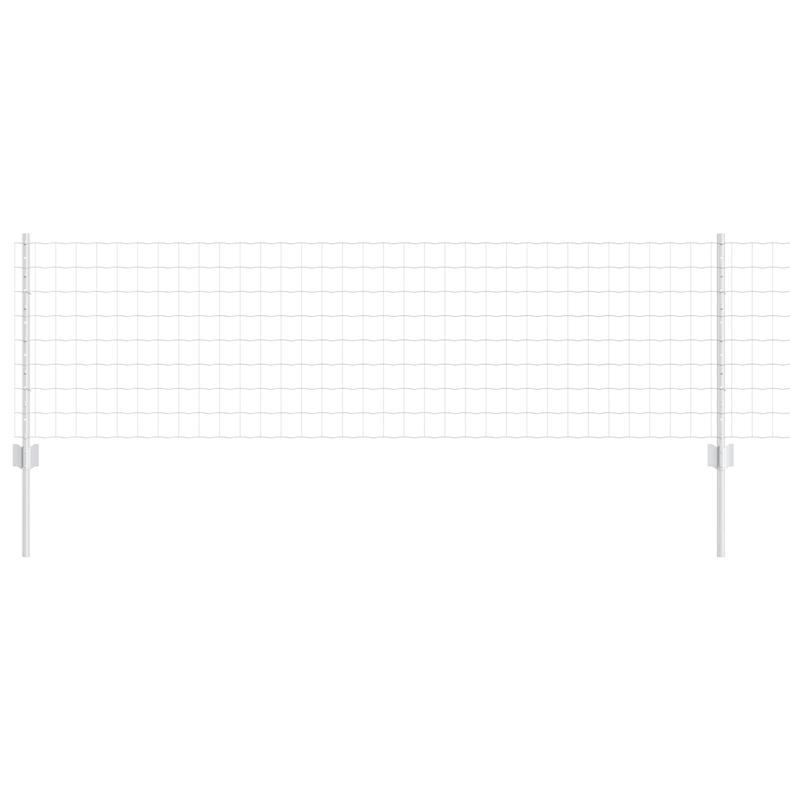 Recinzione in Rete Saldata Acciaio Zincato 25 x 0,6 m