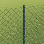 Recinzione a maglie metalliche con palo 10 x 1,6 m