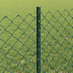 Recinzione a maglie metalliche con palo 25 x 0,6 m