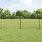 Recinzione a maglie metalliche con palo 10 x 0,6 m (L x H)