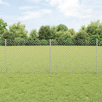 Recinzione a maglie metalliche con pali 10 x 0,8 m