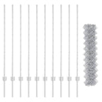 Recinzione a maglie metalliche con palo 10 x 1,2 m