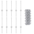 Recinzione a maglie metalliche con palo 10 x 0,4 m
