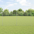 Recinzione a maglie metalliche con palo 10 x 1,6 m