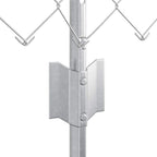 Recinzione a maglie metalliche con palo 25 x 0,6 m