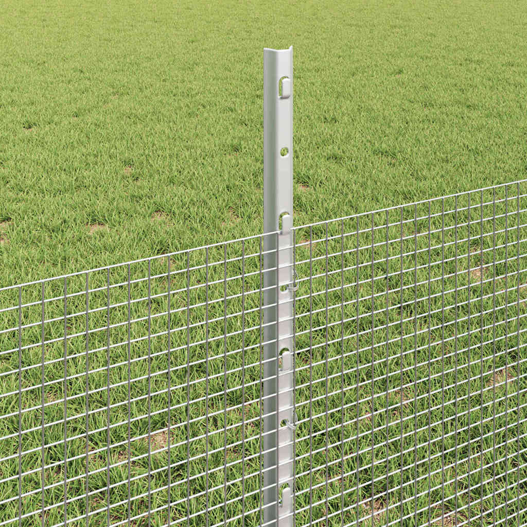 Recinzione in rete saldata con palo 10 x 0,5 m acciaio zincato