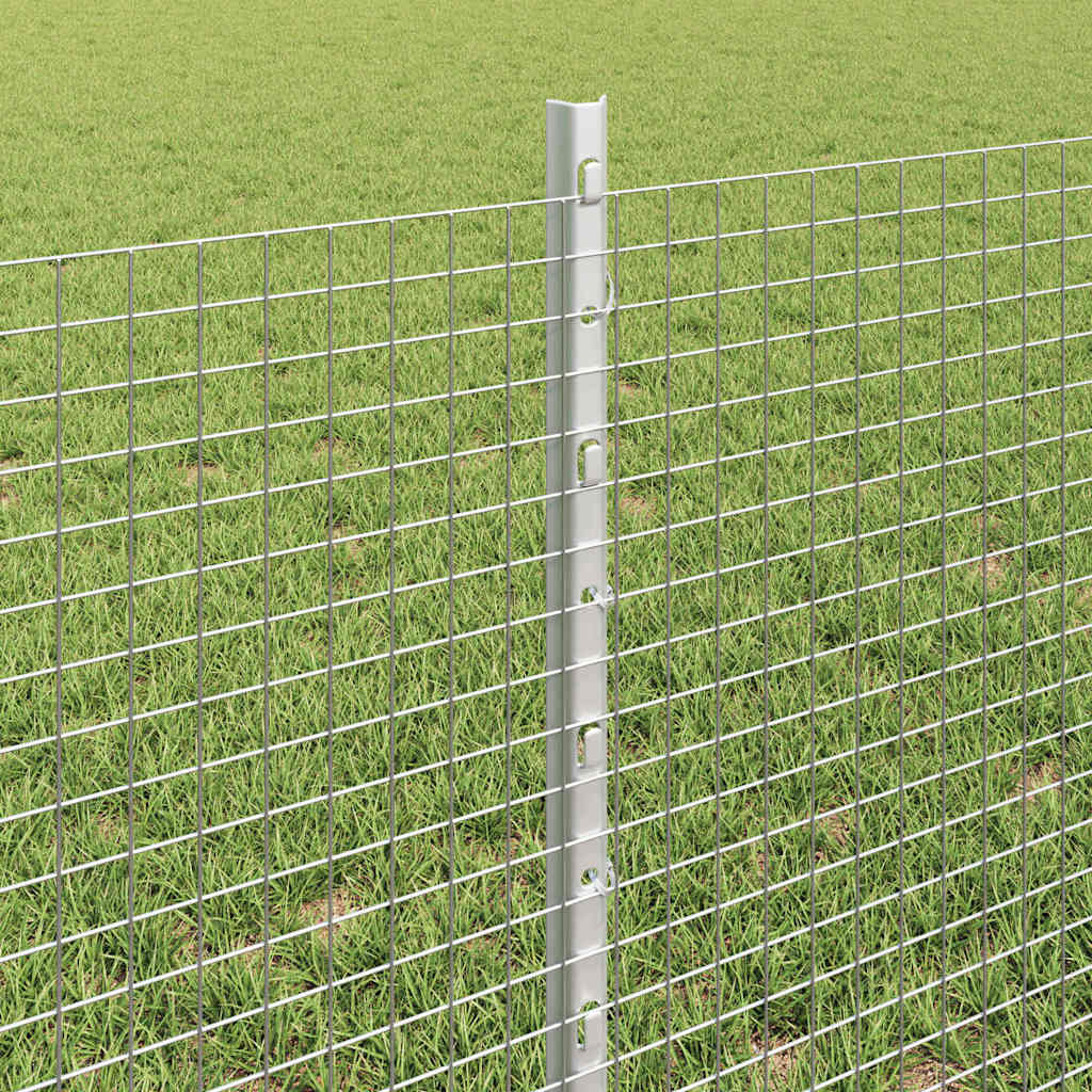 Recinzione in rete saldata con palo 10 x 0,6 m - Acciaio zincato