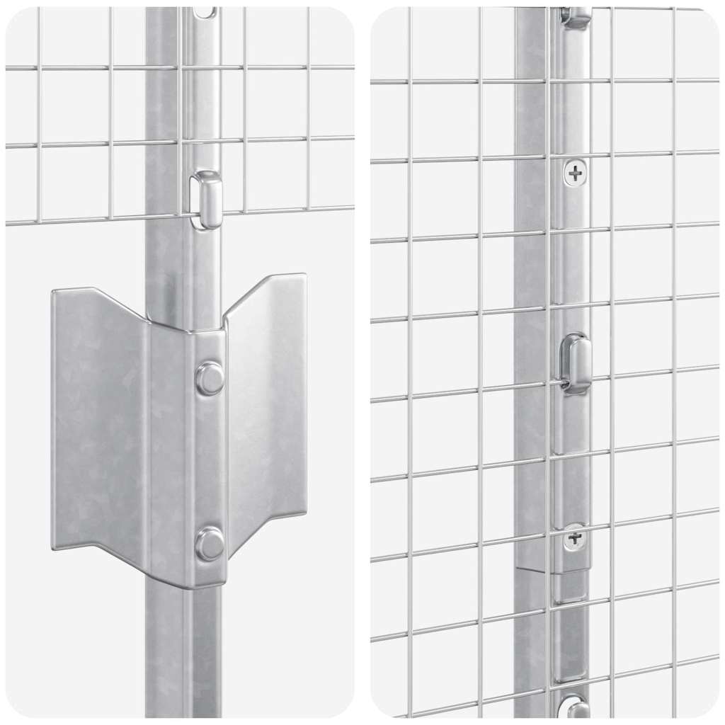 Recinzione in rete saldata 10 x 1,2 m con pali
