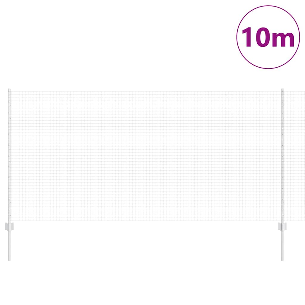 Recinzione in rete saldata 10 x 1,2 m con pali