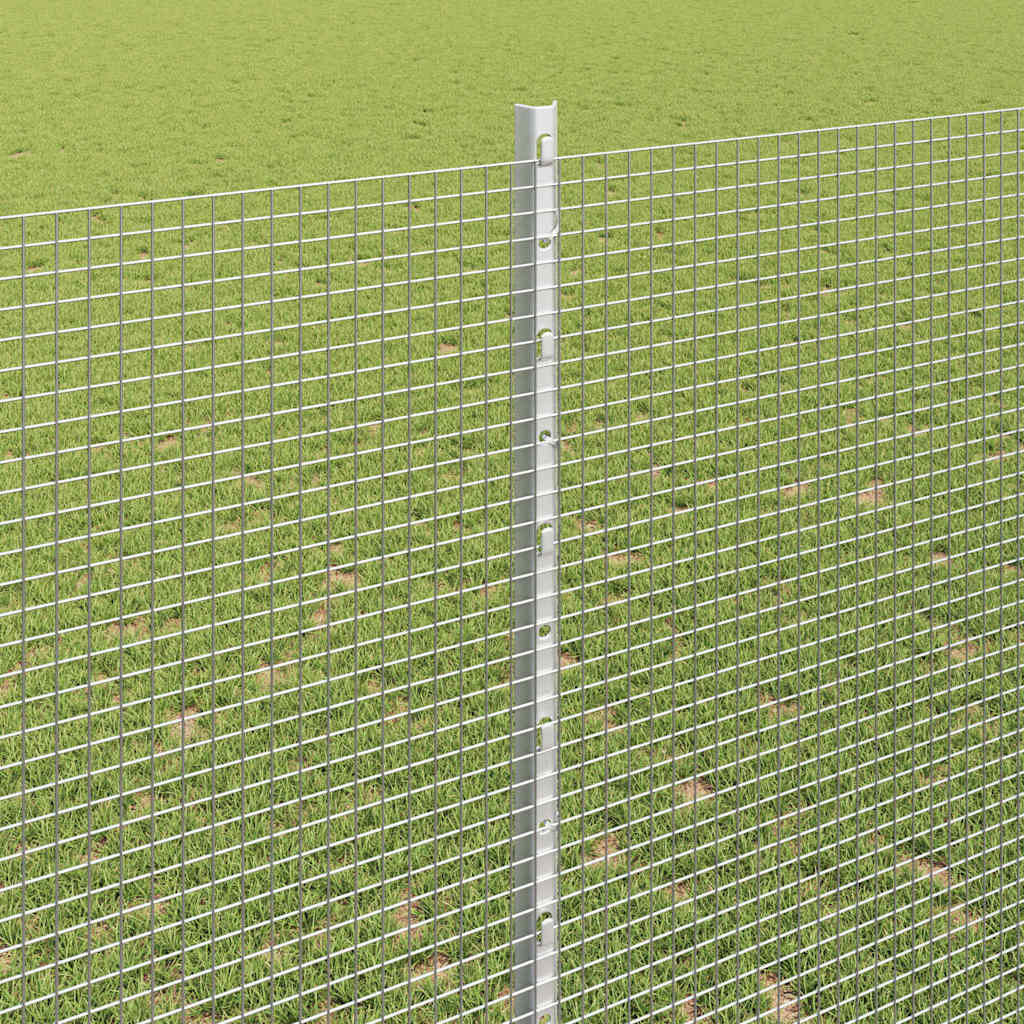Recinzione in rete saldata con palo 10 x 1,4 m - Acciaio zincato