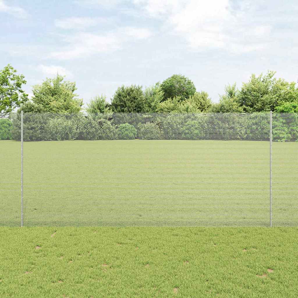 Recinzione in rete saldata con palo 10 x 1,4 m - Acciaio zincato