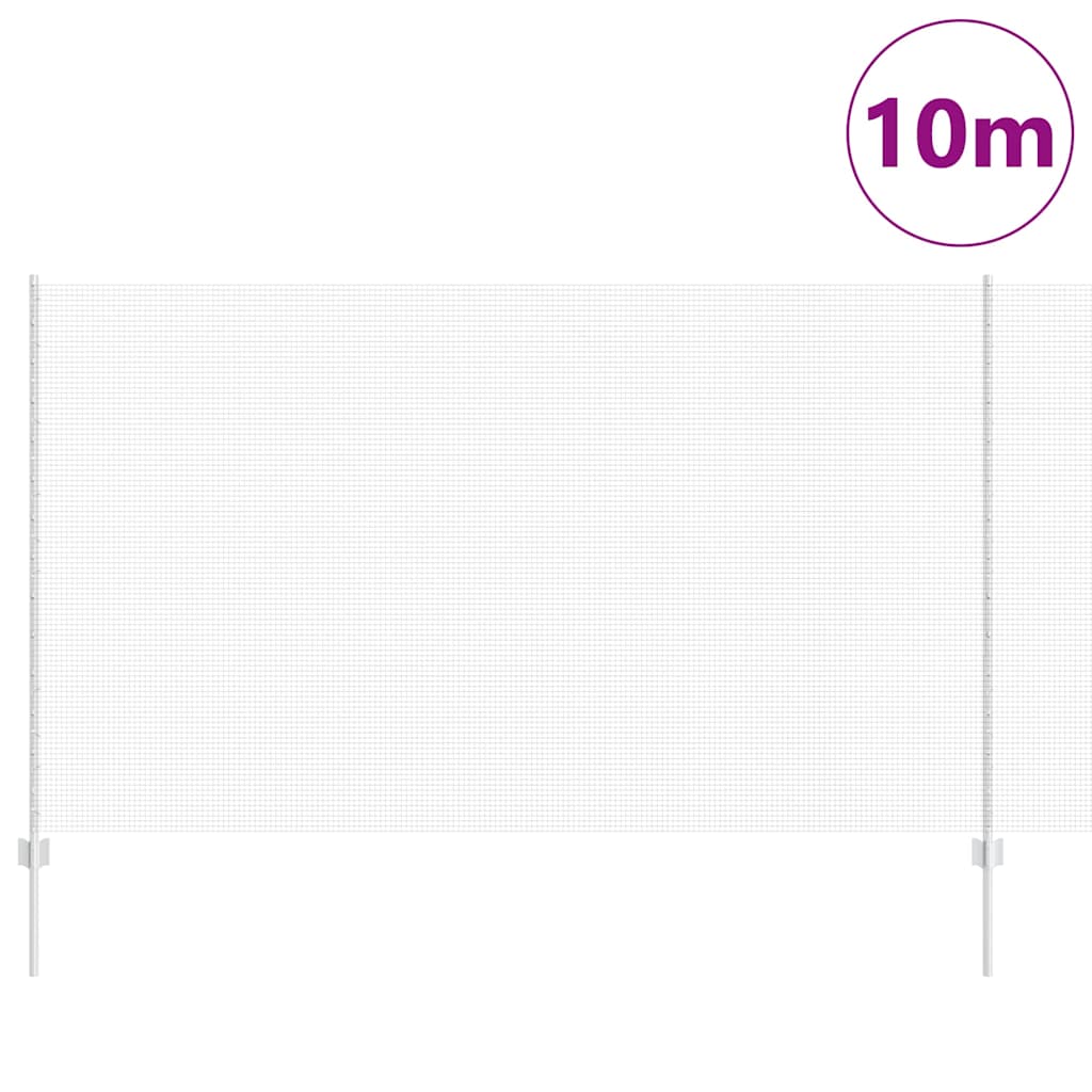 Recinzione in rete saldata con palo 10 x 1,4 m - Acciaio zincato
