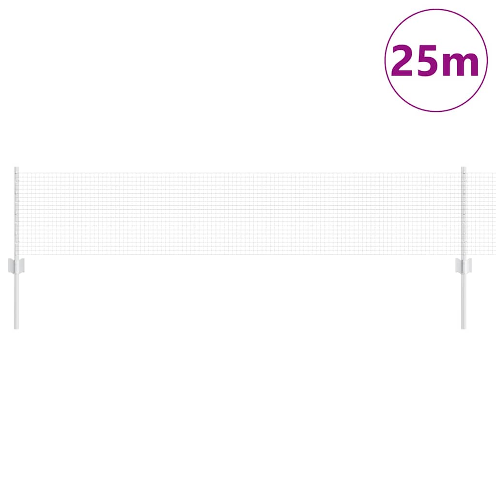 Recinzione in rete saldata con palo 25 x 0,4 m (L x H)