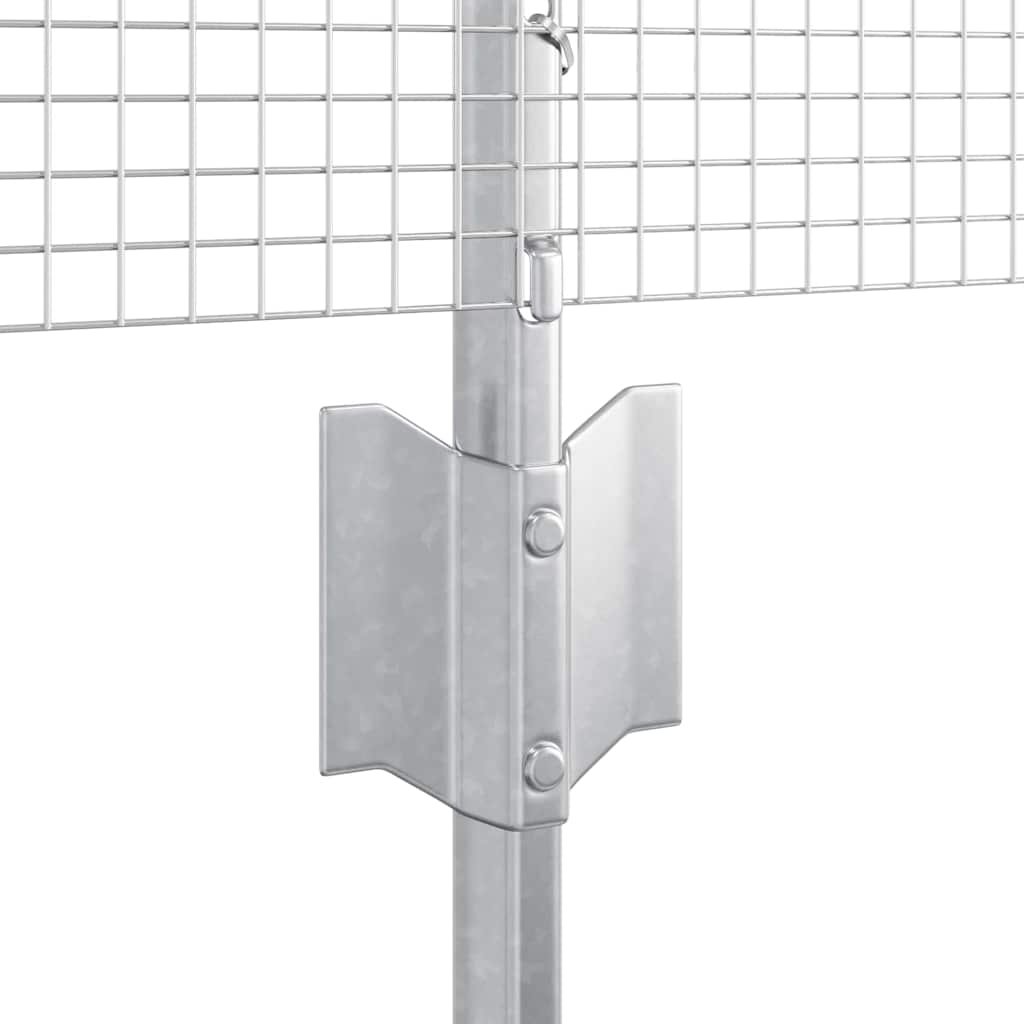 Recinzione in rete saldata con pali 25 x 0,8 m
