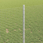 Recinzione in rete saldata zincata 25 x 1 m con pali