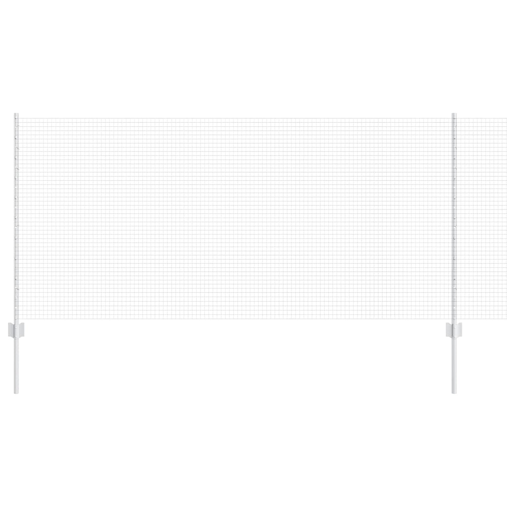Recinzione in rete saldata zincata 25 x 1 m (L x H)