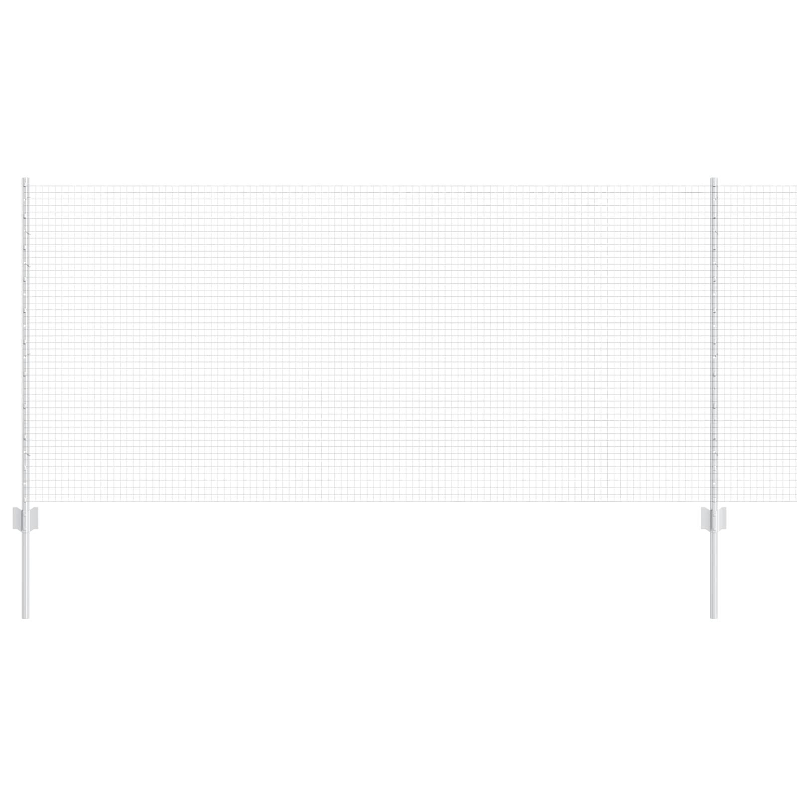 Recinzione in rete saldata zincata 25 x 1 m (L x H)