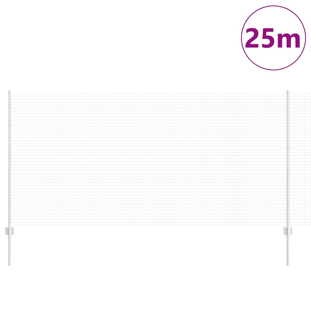 Recinzione in rete saldata con palo 25 x 1,2 m